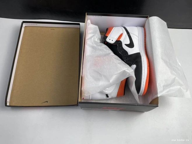 Rep Onekick Jordan 1 Retro High Orange Electro 555088-180 Air 0815